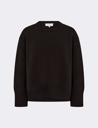 LR-PERLE 1 Pullover Dark brown