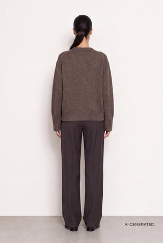 LR-OMIRA 1 Pants Dark brown