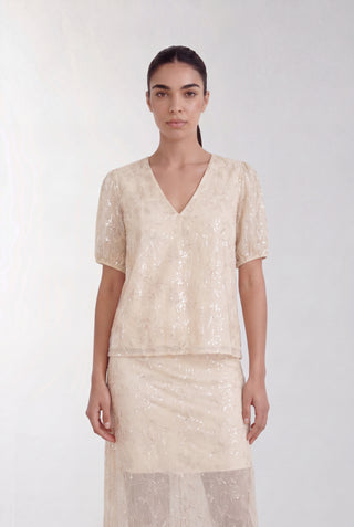 LR-ROXY 1 Blouse Light sand