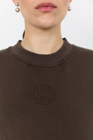 LR-NUKA 12 Sweatshirt Dark brown