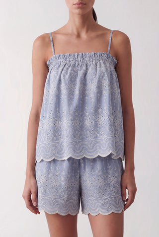 LR-ROSALINA 2 Shorts Blue