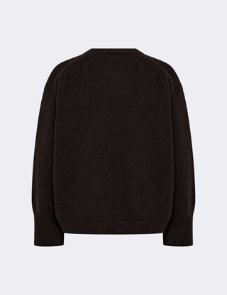 LR-PERLE 1 Pullover Dark brown