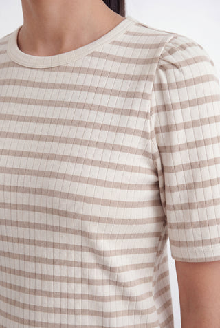 LR-NEDDIE 1 T-shirt Sand