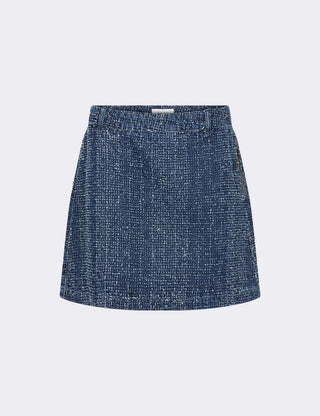 LR-KATE 3 Skirt Dark blue