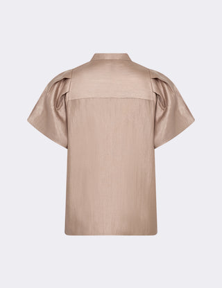LR-OLGINE 1 Blouse Light brown