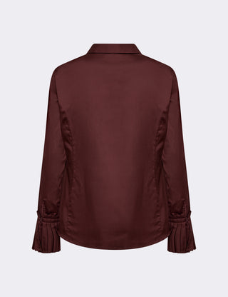 LR-ISLA SOLID 130 Shirt Dark brown