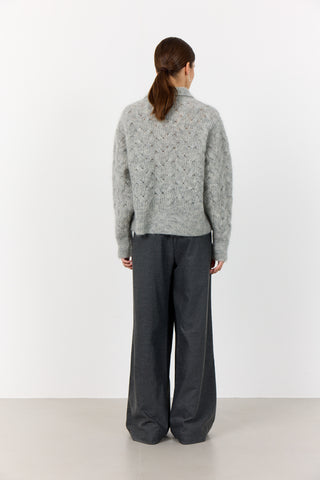 LR-NIVA 1 Pullover Light grey
