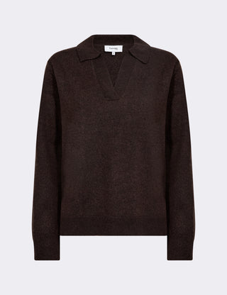 LR-ISMAILA 9 Pullover Dark brown