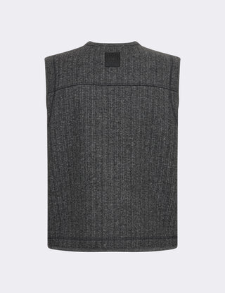 LR-SANNIE 2 Waistcoat Dark grey