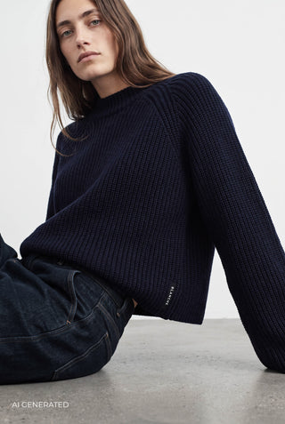 BL-ALVINA ART 2 Knit Navy