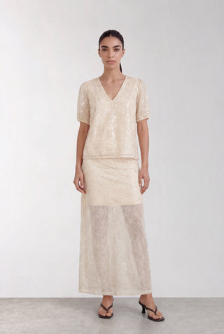 LR-ROXY 1 Blouse Light sand