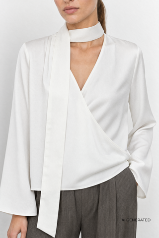 LR-UME 3 Blouse Off white
