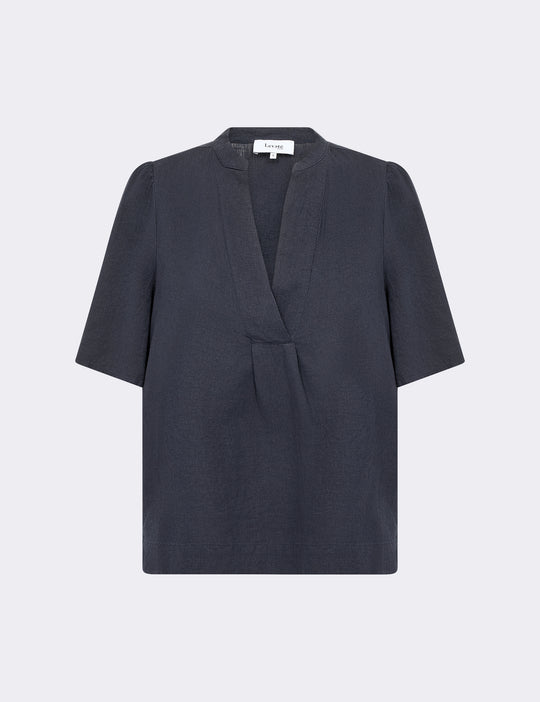 LR-NAJA 32 Blouse Dark blue