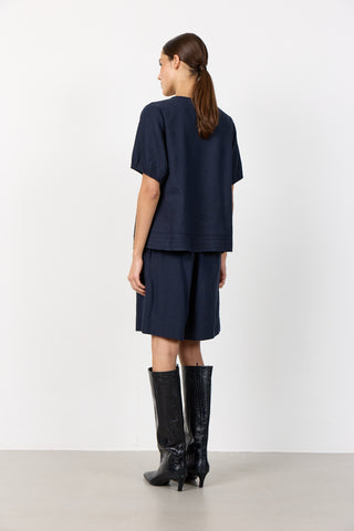 LR-NAJA 54 Blouse Dark blue