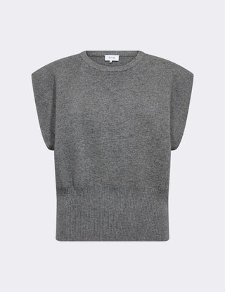 LR-THILDA 3 Waistcoat Dark grey