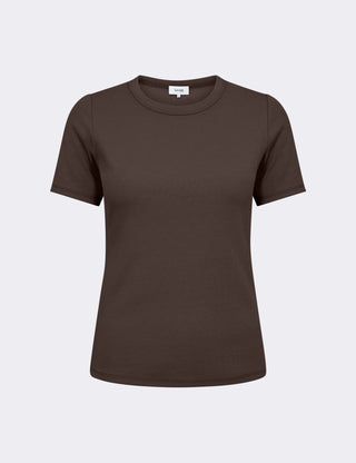 LR-NUMBIA 5 T-shirt Dark brown