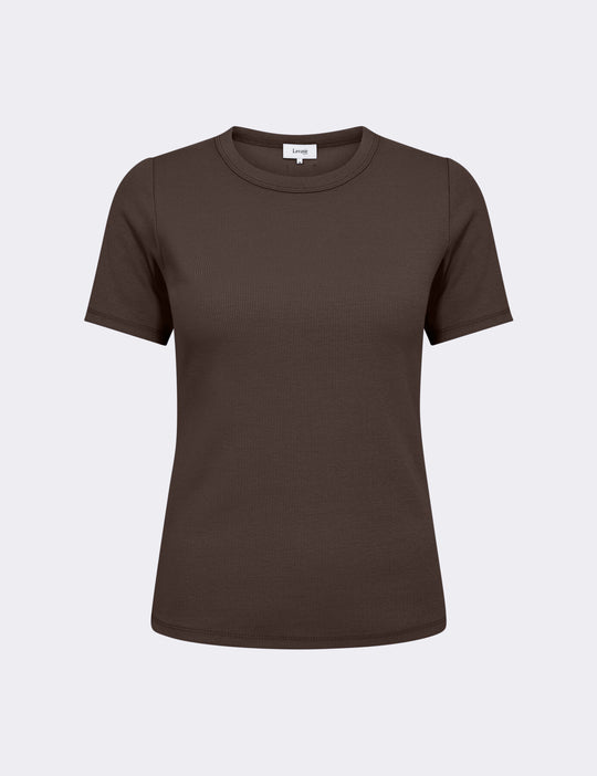 LR-NUMBIA 5 T-shirt Dark brown