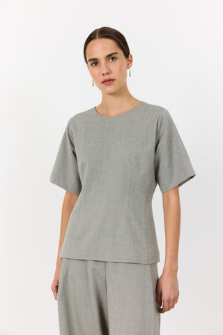 LR-NELLY 2 Top Light grey