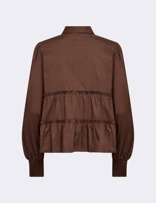 LR-ISLA SOLID 95 Shirt Brown