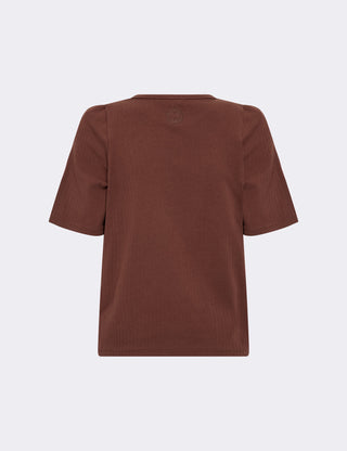 LR-NEDDIE 3 T-shirt Dark brown
