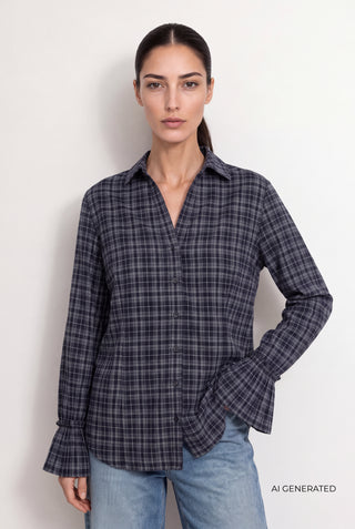 LR-TALMA 1 Shirt Dark blue