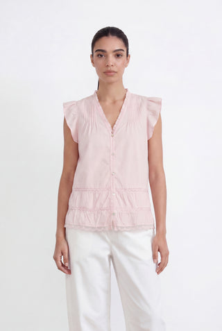LR-ROSY 2 Blouse Light pink