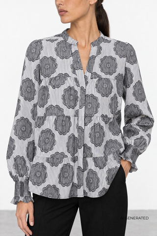 LR-UNNATI 1 Shirt Dark blue