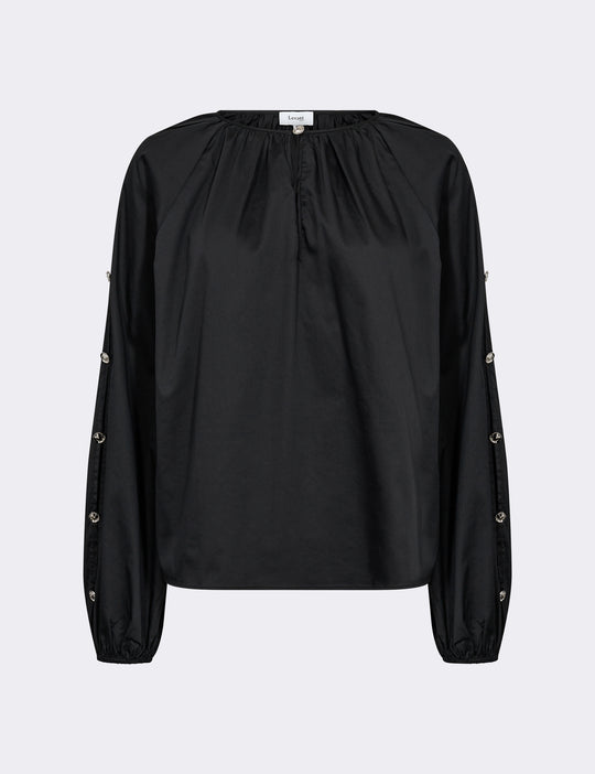 LR-ISLA SOLID 131 Blouse Black