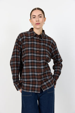 LR-ODANSA 2 Shirt Dark brown