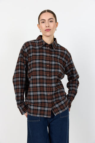 LR-ODANSA 2 Shirt Dark brown