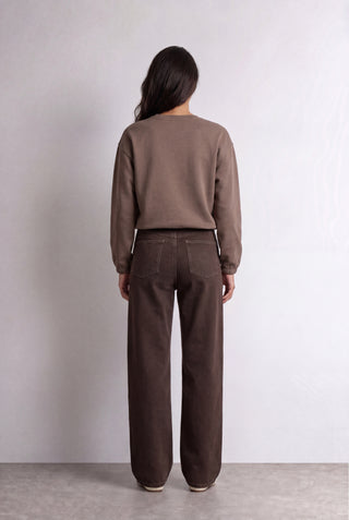 LR-NUKA 13 Sweatshirt Dark brown
