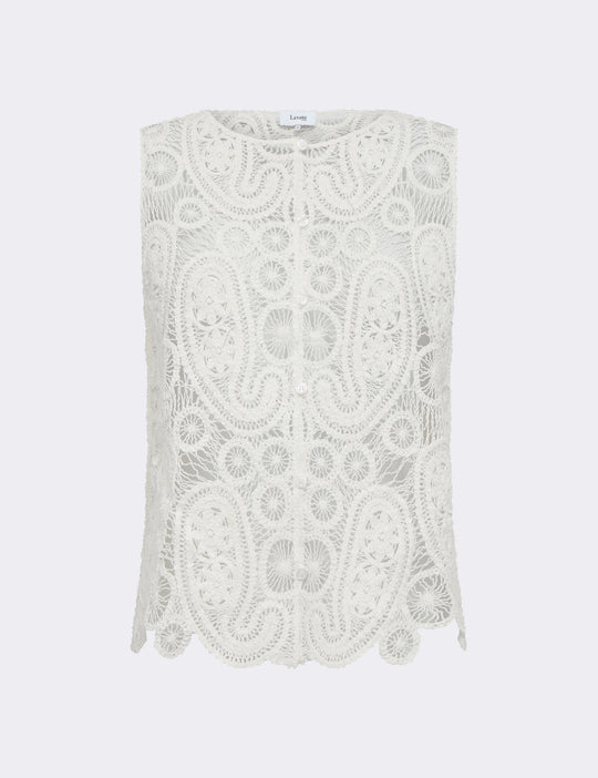 LR-LIVIA 3 Top Off white