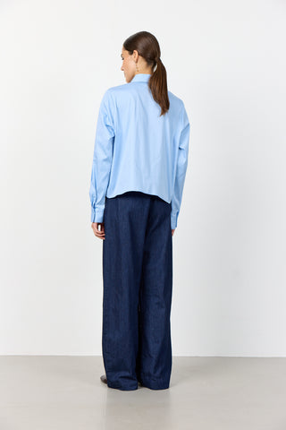 LR-ISLA SOLID 136 Shirt Light blue