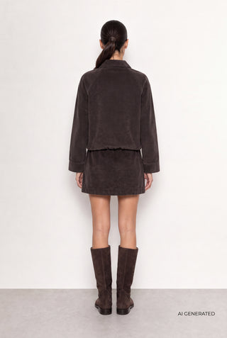 LR-TORI 2 Skirt Dark brown