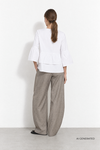 LR-ISLA SOLID 148 Blouse White