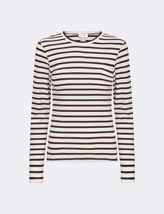 LR-NEDDIE 2 T-shirt Bordeaux