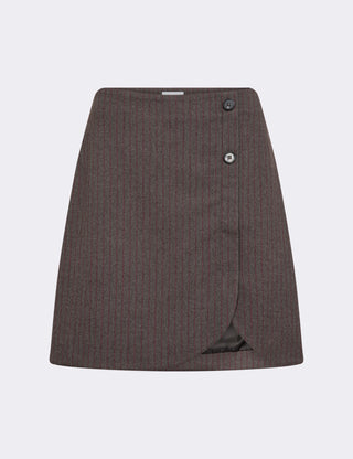 LR-NANDA 3 Skirt Dark brown