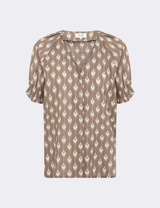 LR-RINNI 2 Blouse Brown