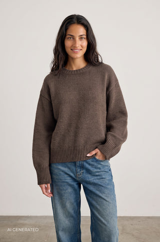 LR-PERLE 1 Pullover Brown