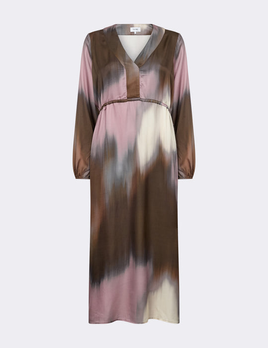 LR-NICOLA 3 Dress Light brown