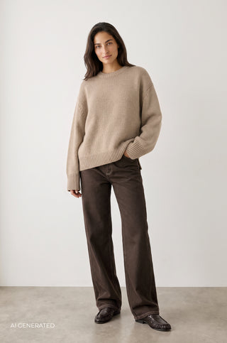 LR-PERLE 1 Pullover Sand