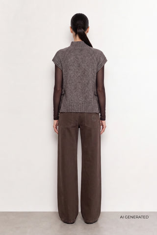 LR-TELA 1 T-shirt Dark brown