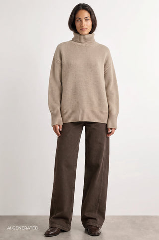LR-PERLE 3 Pullover Sand