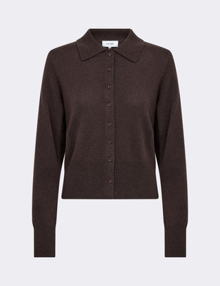 LR-ELOISE 23 Cardigan Dark brown
