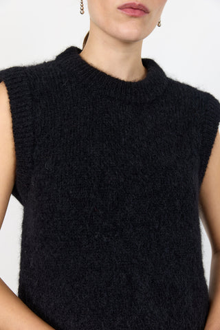 LR-NOREEN 5 Waistcoat Black