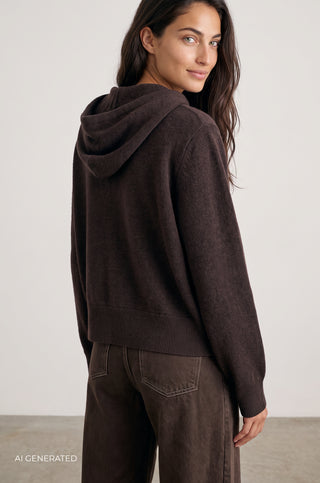 LR-ISMAILA 22 Pullover Dark brown