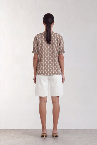 LR-RINNI 2 Blouse Brown