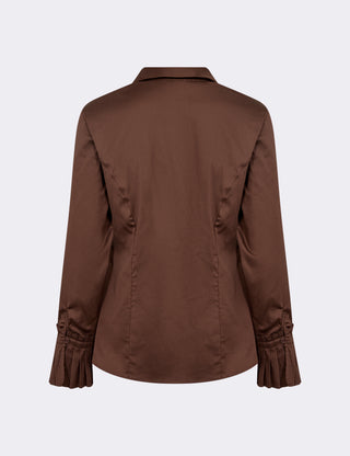 LR-ISLA SOLID 130 Shirt Brown