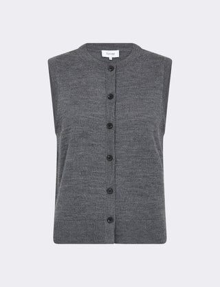 LR-ISMAILA 11 Waistcoat Dark grey