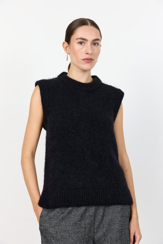 LR-NOREEN 5 Waistcoat Black